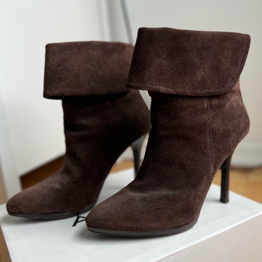 Ralph Lauren Brown heel boots